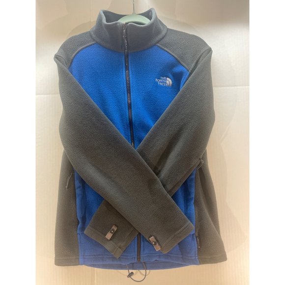 Mens Size Small The North Face Fleece Jacket Coat Blue Grey - Picture 8 of 15